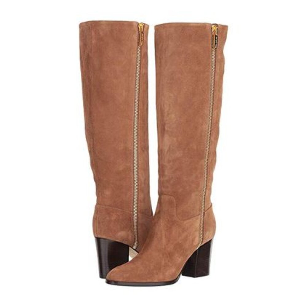NEW Sergio Rossi Knee-High Suede Boots